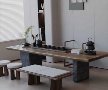 New Chinese Style Tea Tables And Chairs-ID:845166926