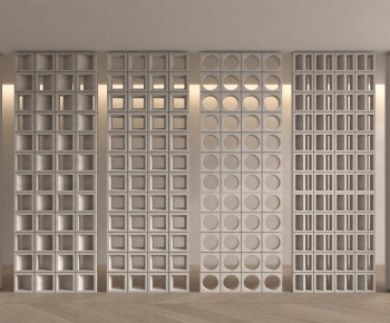 Modern Cement Brick Screen Partition-ID:271893984