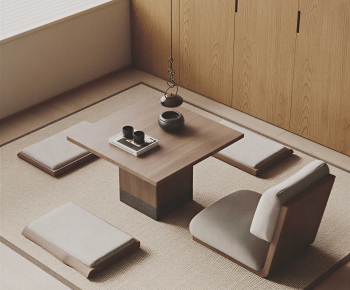 Japanese Style Tea Tables And Chairs-ID:479237084