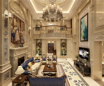 European Style A Living Room-ID:564876083