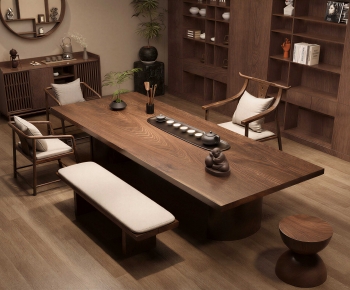 New Chinese Style Tea Tables And Chairs-ID:934987076