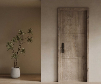 Wabi-sabi Style Single Door-ID:166338922