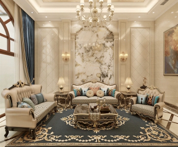 American Style A Living Room-ID:647229917