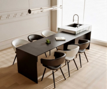 Modern Dining Table And Chairs-ID:834877973