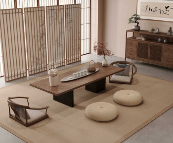 New Chinese Style Tea Tables And Chairs-ID:863533971