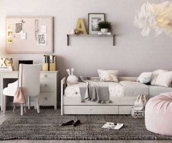 Modern Child's Bed-ID:921192885