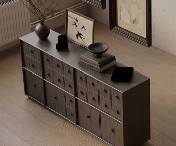 New Chinese Style Entrance Cabinet-ID:331003909