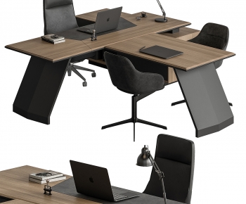 Modern Office Desk And Chair-ID:209176064