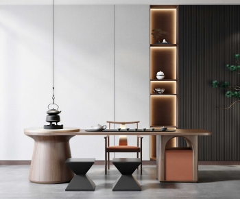 New Chinese Style Tea Tables And Chairs-ID:789422048