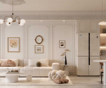 French Style A Living Room-ID:108206035