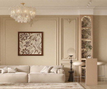 French Style A Living Room-ID:830869911