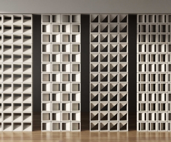 Modern Cement Brick Screen Partition-ID:788910494