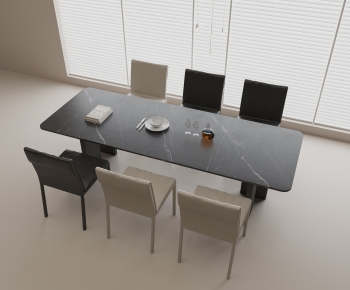 Modern Dining Table And Chairs-ID:929930936
