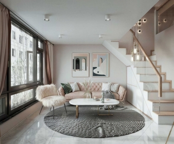 Modern A Living Room-ID:856895925