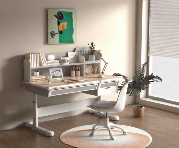 Modern Computer Desk And Chair-ID:999510056