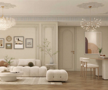 French Style A Living Room-ID:964677106