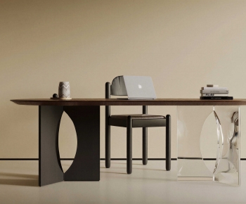 Modern Computer Desk And Chair-ID:272943024