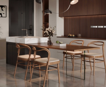 Modern Dining Table And Chairs-ID:136358021