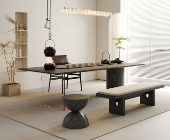 New Chinese Style Tea Tables And Chairs-ID:271459104