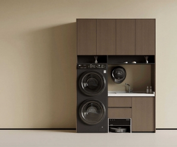 Modern Laundry Cabinet-ID:747345922