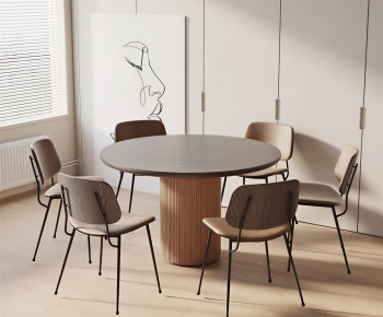 Modern Dining Table And Chairs-ID:446403033