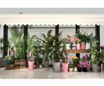 Modern Ground Green Plant Potted Plants-ID:933506973