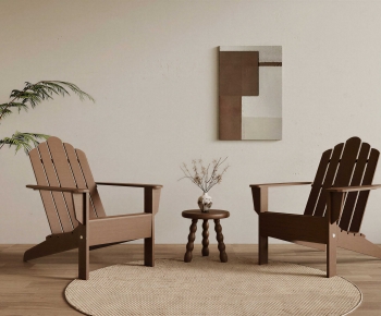 Wabi-sabi Style Lounge Chair-ID:449547052