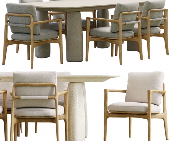 Modern Dining Table And Chairs-ID:732250252