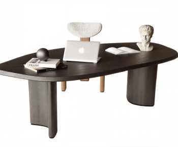 Modern Computer Desk And Chair-ID:808521032