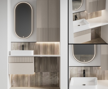 Modern Bathroom Cabinet-ID:161409452