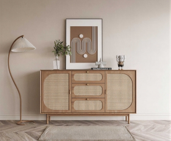 Nordic Style Side Cabinet-ID:347906118