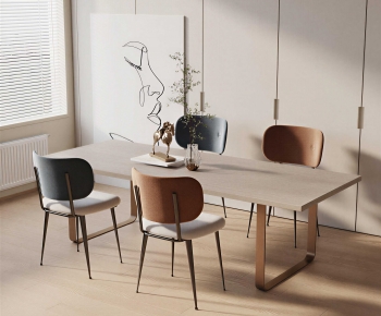 Modern Dining Table And Chairs-ID:441510923