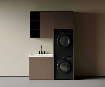 Modern Laundry Cabinet-ID:740035062