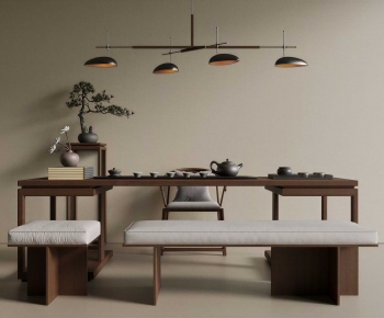 New Chinese Style Tea Tables And Chairs-ID:383224963