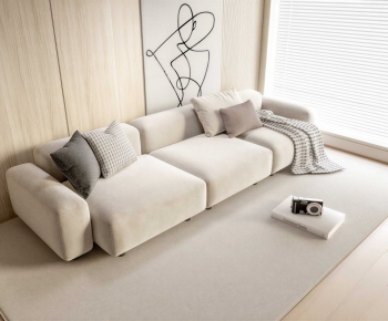 Modern Three-seat Sofa-ID:987102038