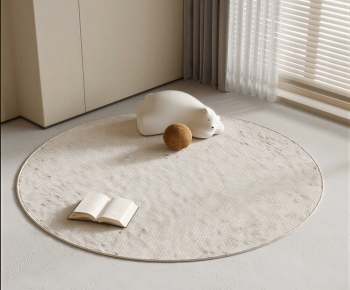 Modern Circular Carpet-ID:551043033