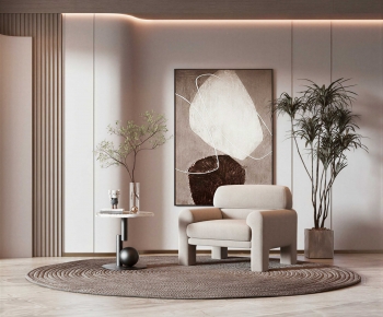 Modern Single Sofa-ID:427026033