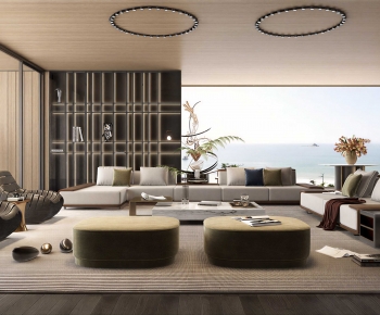 Modern A Living Room-ID:349960097