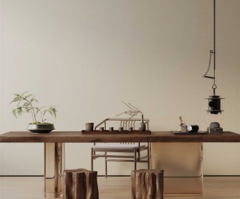 New Chinese Style Tea Tables And Chairs-ID:690517901