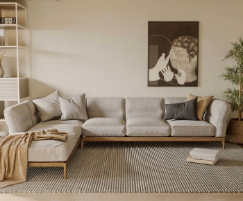 Nordic Style Corner Sofa-ID:805155041
