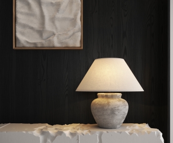 Wabi-sabi Style Table Lamp-ID:676000128