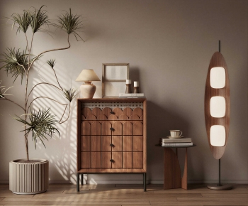 Wabi-sabi Style Decorative Cabinet-ID:830266957