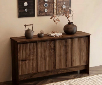 Wabi-sabi Style Entrance Cabinet-ID:908437973