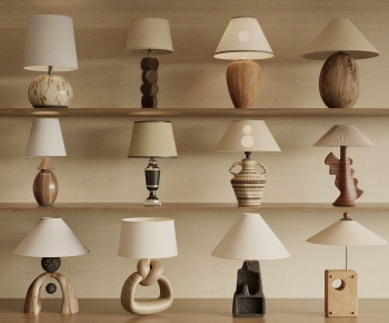 Wabi-sabi Style Table Lamp-ID:531128885