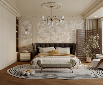 American Style Bedroom-ID:536623954