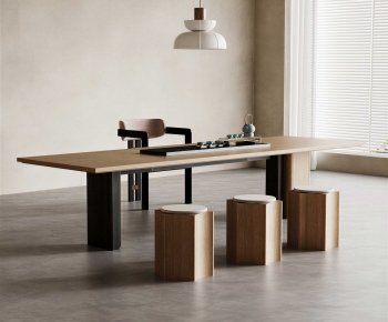 New Chinese Style Tea Tables And Chairs-ID:386590006