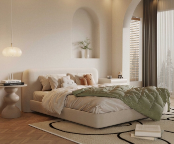 Modern Double Bed-ID:467307094