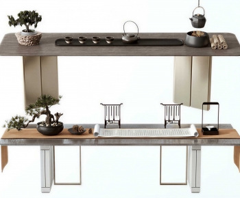 New Chinese Style Tea Tables And Chairs-ID:946084023