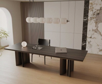 Modern Computer Desk And Chair-ID:207819995