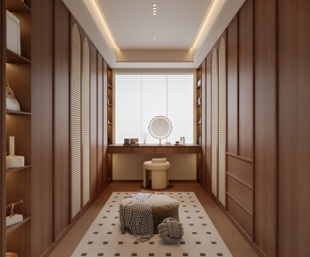 French Style Clothes Storage Area-ID:285370367